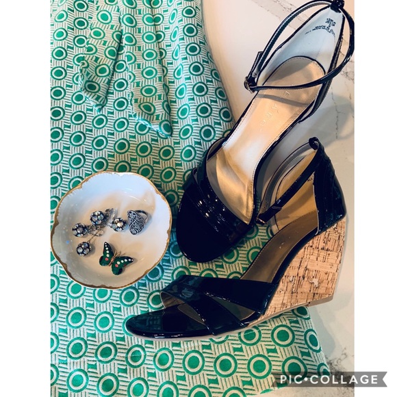 Tish Cox Courtney Green Geo Dress Small NWT - Picture 6 of 8